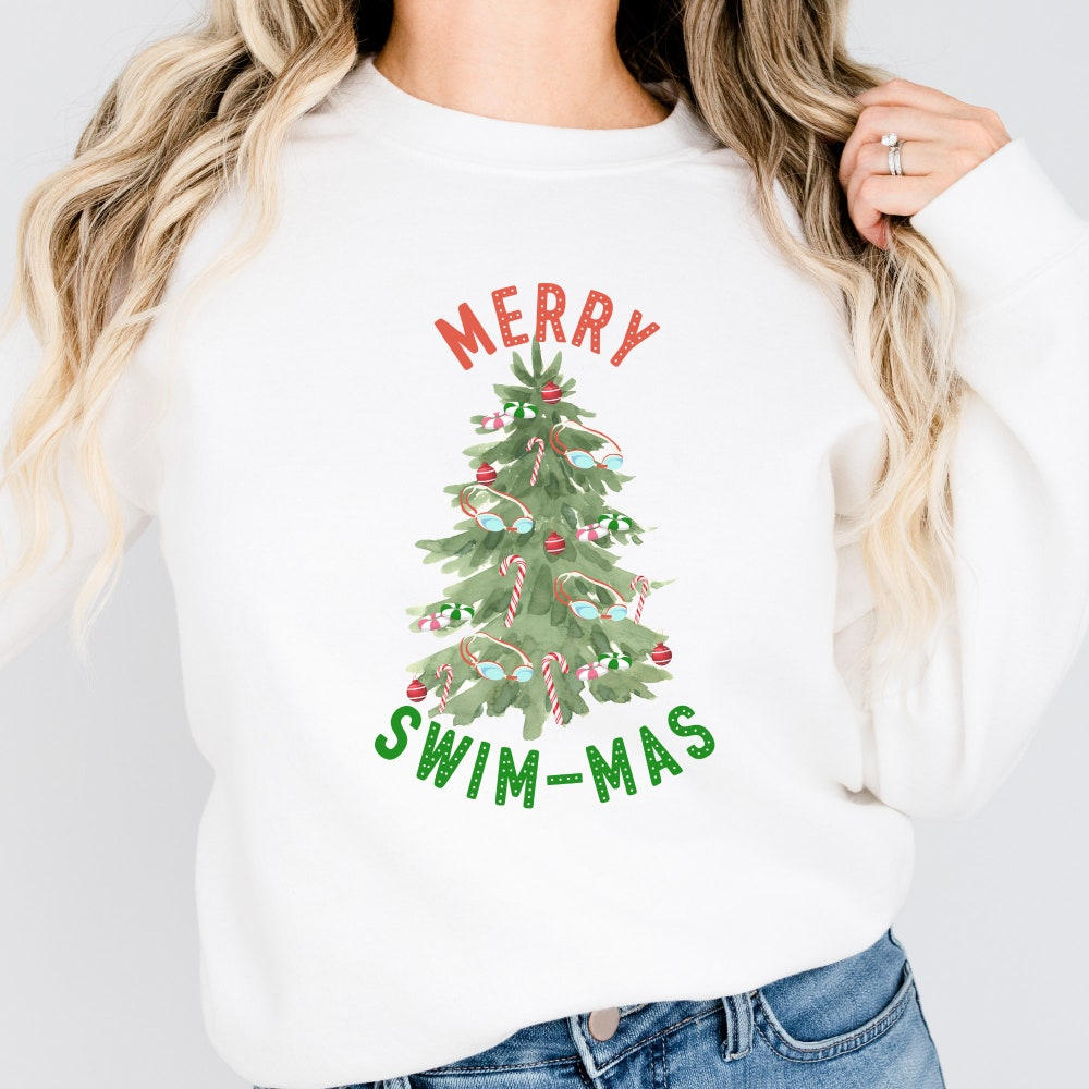 Swim Christmas Crewneck Sweatshirt